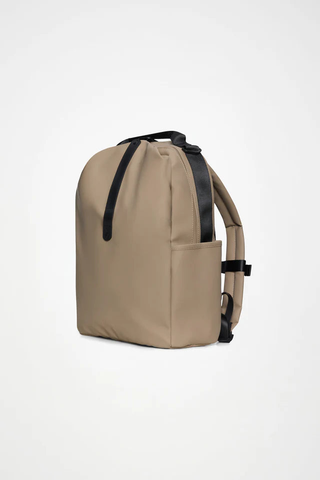 Rains Clip Front Backpack Beige