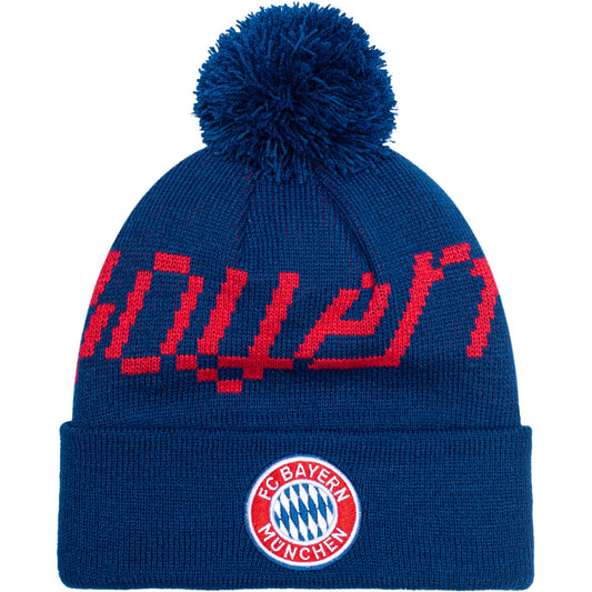 Bayern Munich Cuffed Pom Beanie