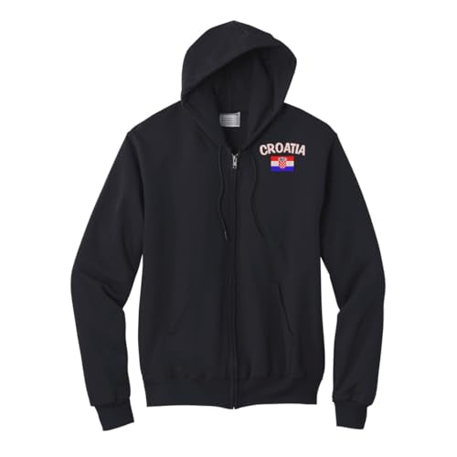 Croatia Full Zip Hoodie