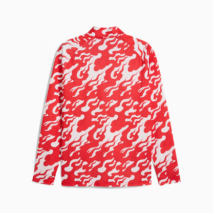 Puma AC Milan Warm Up 1/4 Zip Top