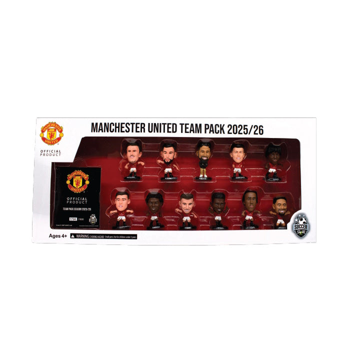 Manchester United 2025-26 SoccerStarz Limited Edition Team Pack (11 Players)