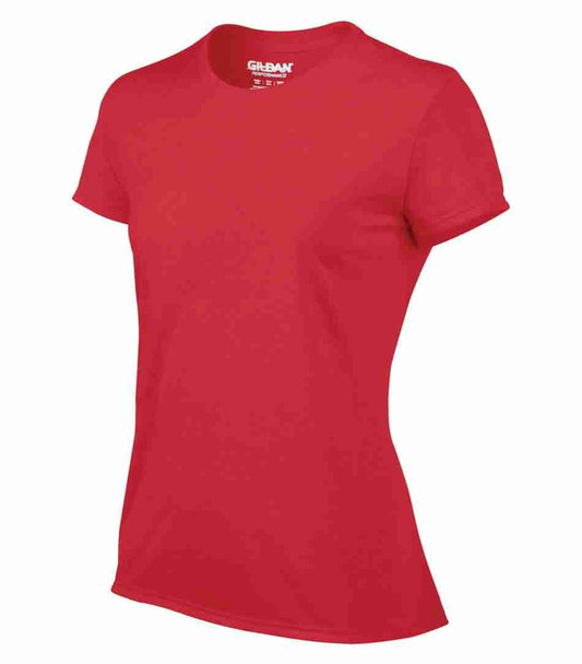 Gildan Performance T-Shirt Red Women's