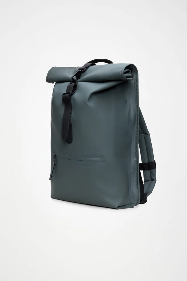 Rains Rolltop Rucksack Bag Dark Grey