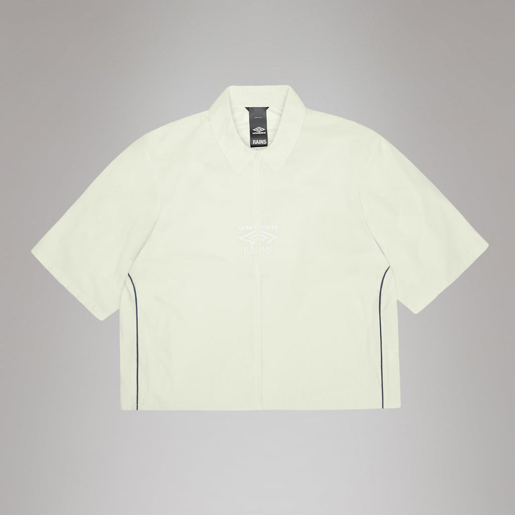 Rains x Umbro Drill Overshirt Vintage White