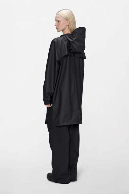 Rains Long Storm Breaker W3 Jacket Black