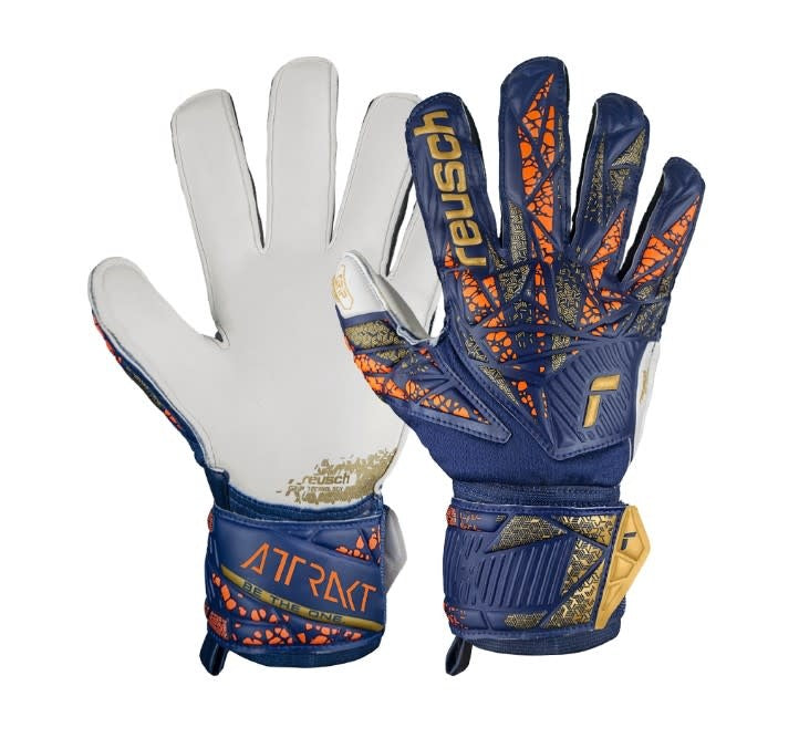 Reusch Attrakt Grip Blue/Gold