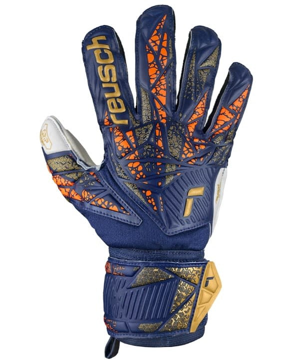 Reusch Attrakt Grip Blue/Gold