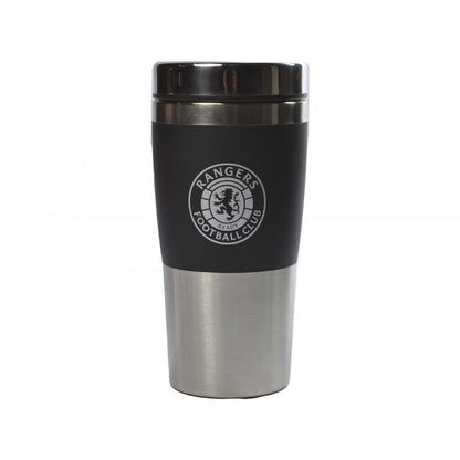 Rangers Black & Silver Travel Mug