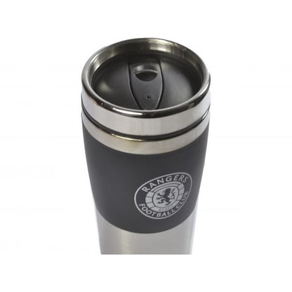 Rangers Black & Silver Travel Mug