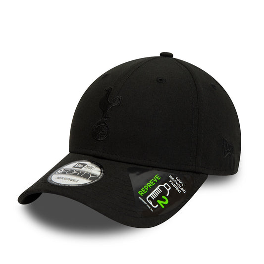 Tottenham New Era 9Forty Black Tonal Adjustable Hat