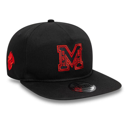 AC Milan New Era Golfer Flat Peak Snapback Hat