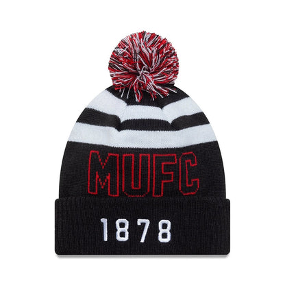 Manchester United New Era Black Sport Pom Beanie