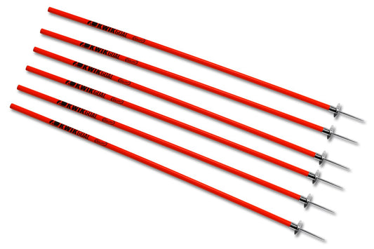 Kwik Goal Coaching Sticks Red (Individual)
