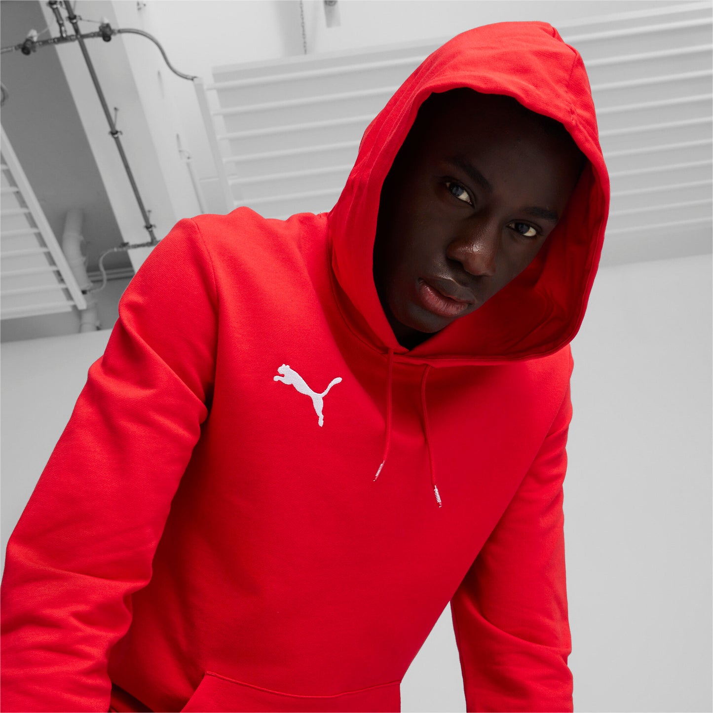 Puma Teamgoal Casuals Hoodie Red