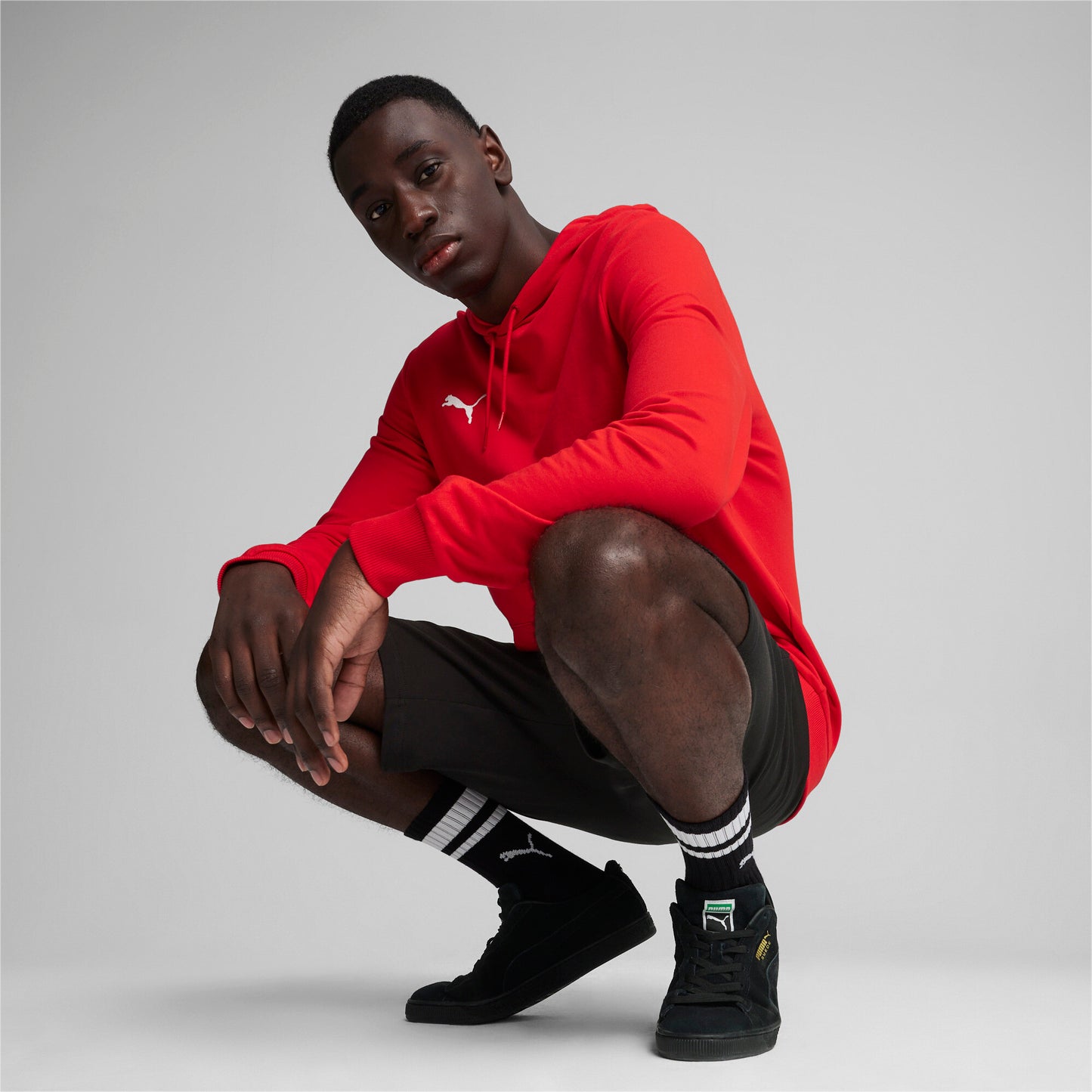 Puma Teamgoal Casuals Hoodie Red