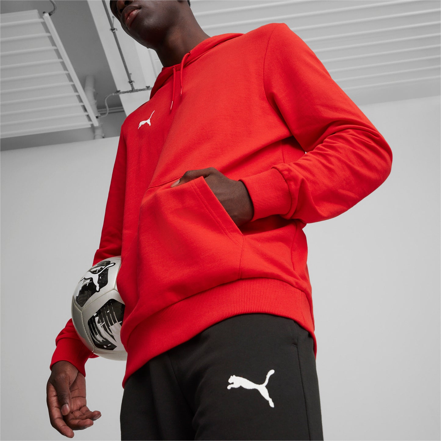 Puma Teamgoal Casuals Hoodie Red