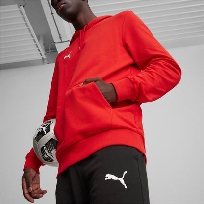 Puma Teamgoal Casuals Hoodie Red