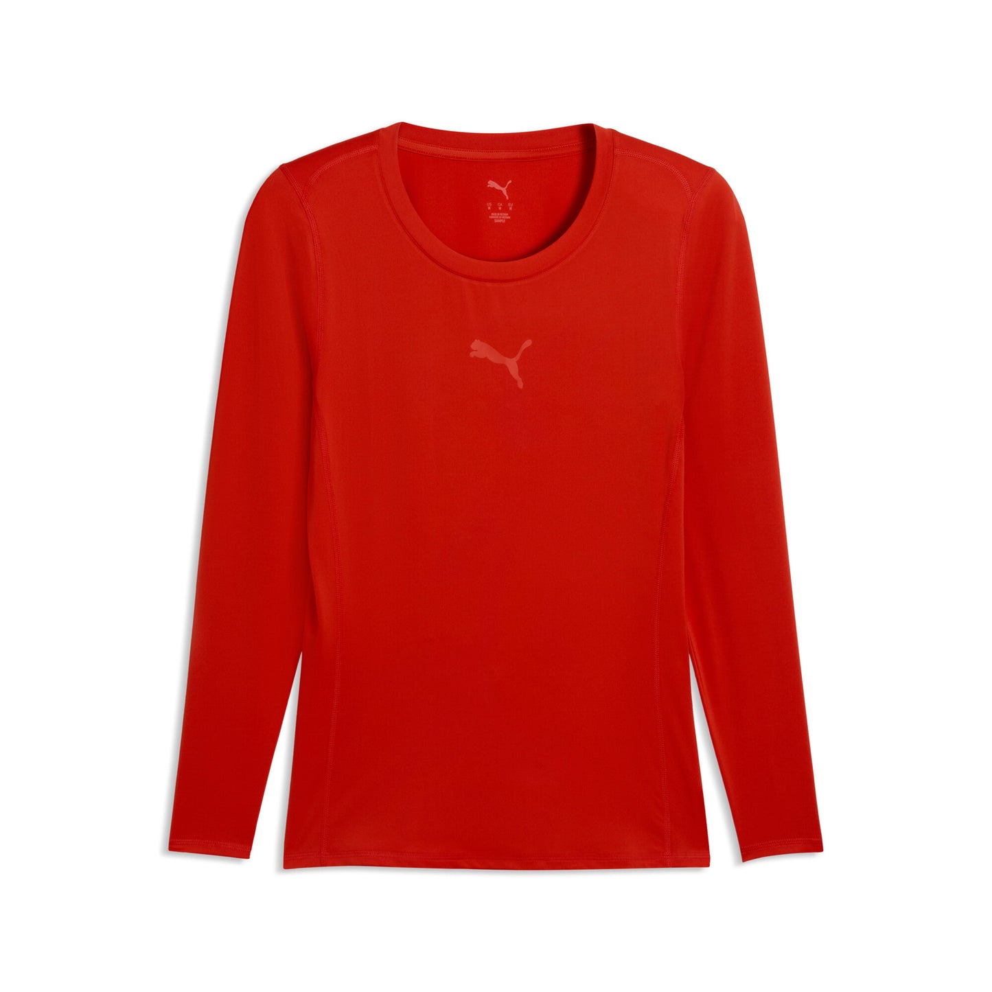 Puma TeamLiga26 Long Sleeve Baselayer Shirt Red