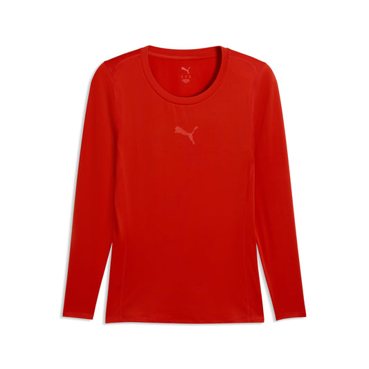Puma TeamLiga26 Long Sleeve Baselayer Shirt Red