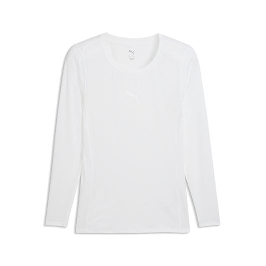 Puma TeamLiga26 Long Sleeve Baselayer Shirt White