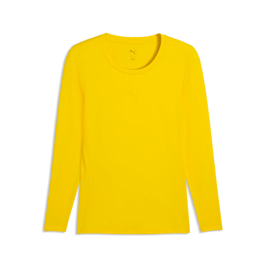 Puma TeamLIGA 26 Long Sleeve Base Layer Shirt Yellow