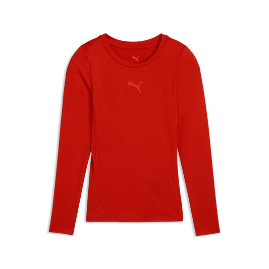 Puma TeamLiga26 Long Sleeve Baselayer Shirt Youth Red