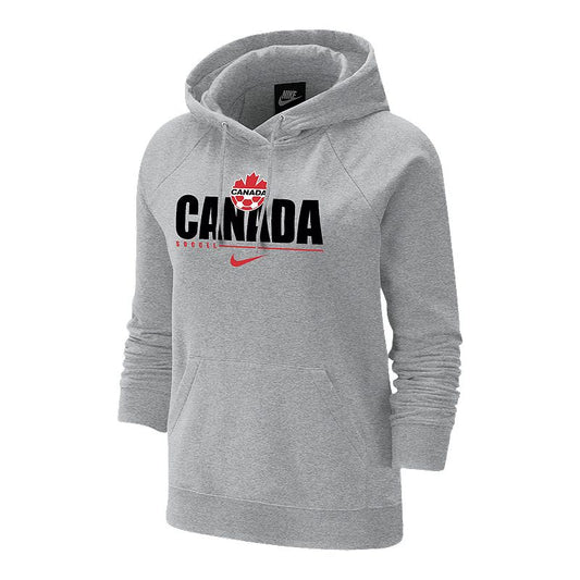 Nike Canada Soccer Varsity Fleece Hoodie Grey Women's