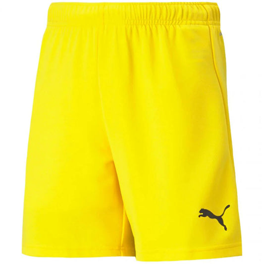 Puma TeamRise Shorts Cyber Yellow Youth