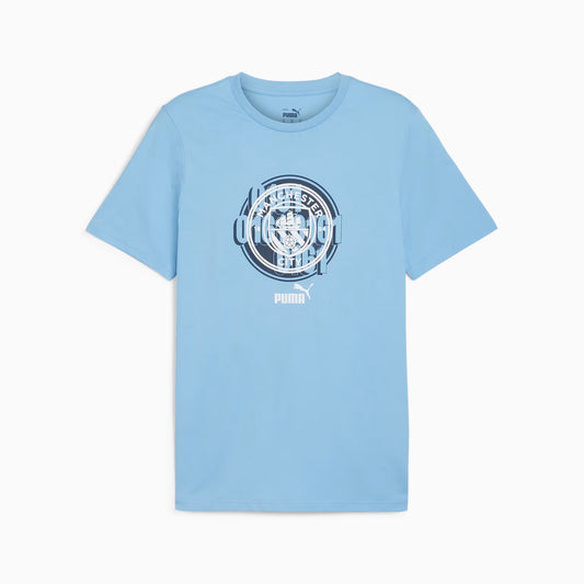 T-shirt Puma MCFC FTBLCULTURE BLEU
