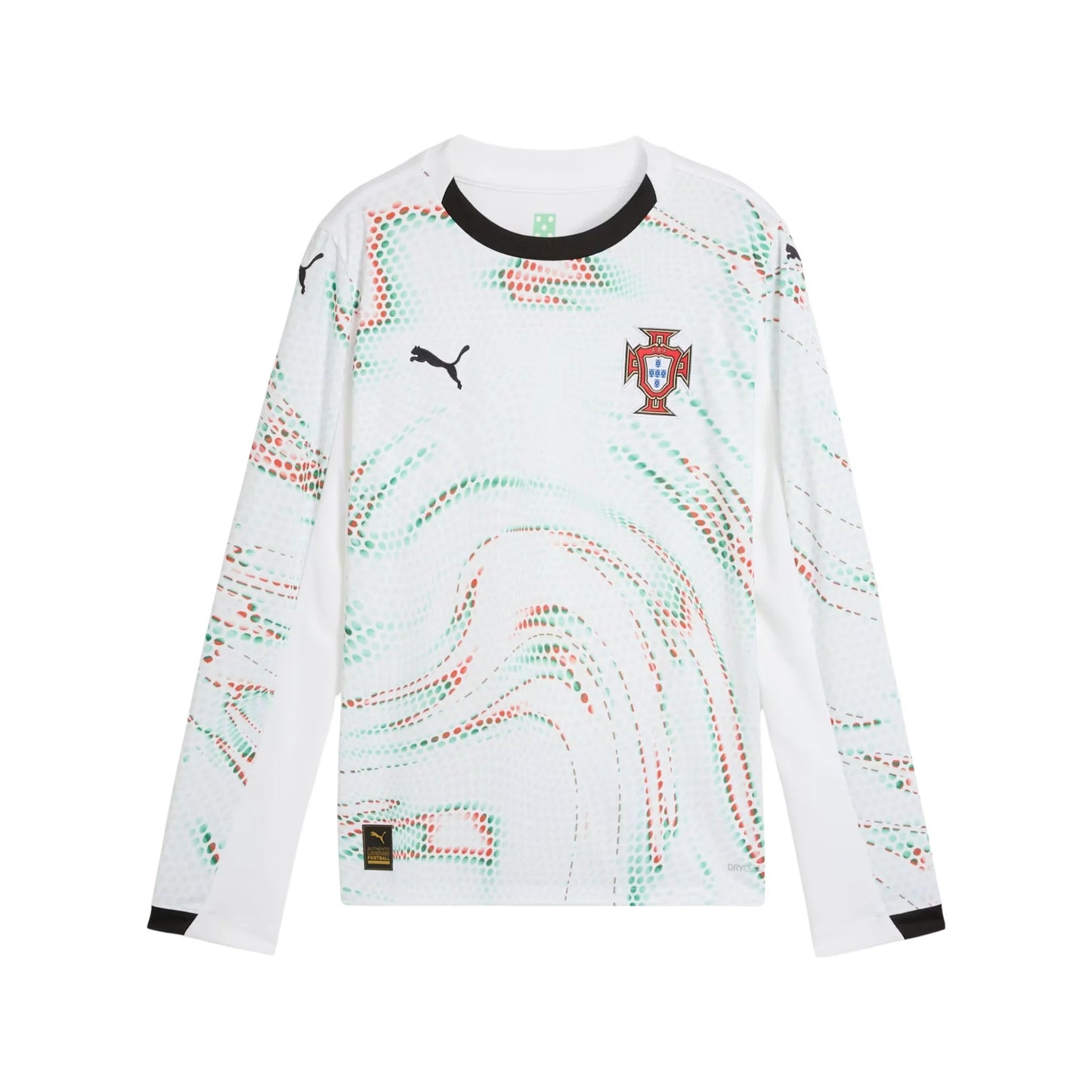 Maillot extérieur Puma Portugal réplique manches longues pour jeunes