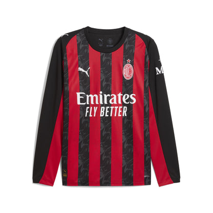 Puma AC Milan 25/26 Long Sleeve Home Jersey