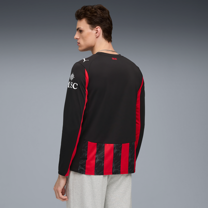 Puma AC Milan 25/26 Long Sleeve Home Jersey