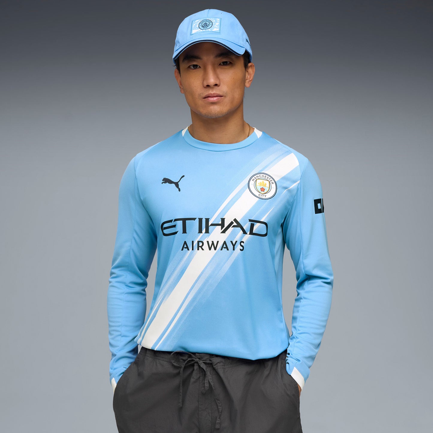 Puma Manchester City 25/26 Long Sleeve Home Jersey