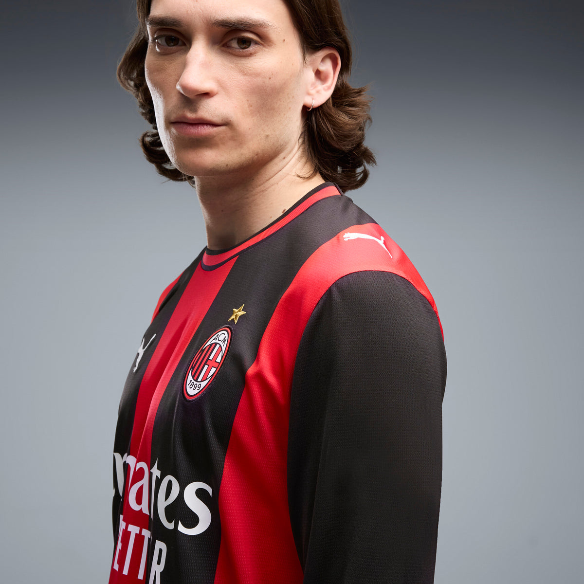 Puma AC Milan 26/27 Long Sleeve Home Jersey