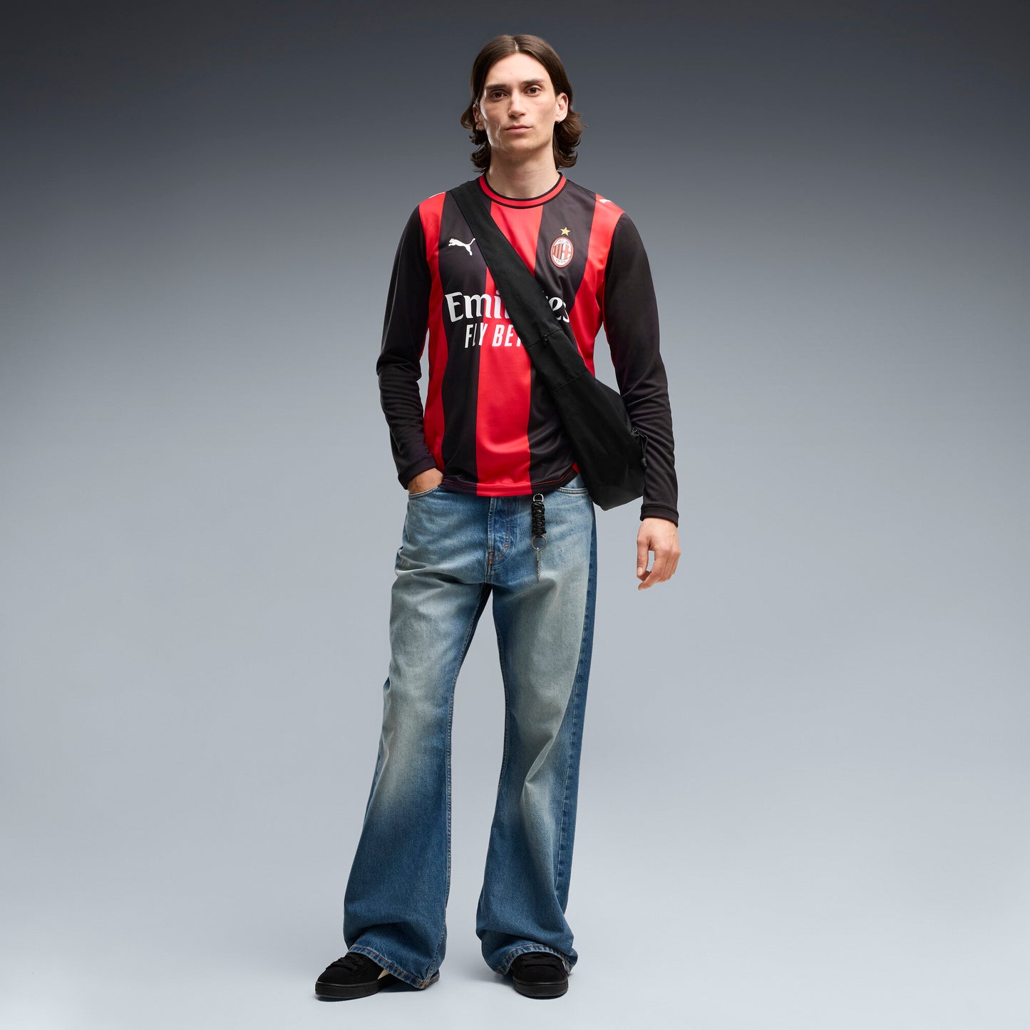 Puma AC Milan 26/27 Long Sleeve Home Jersey