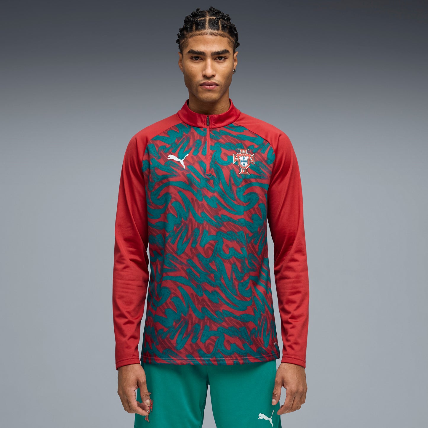 Puma Portugal 2026 Warm Up Quarter Zip