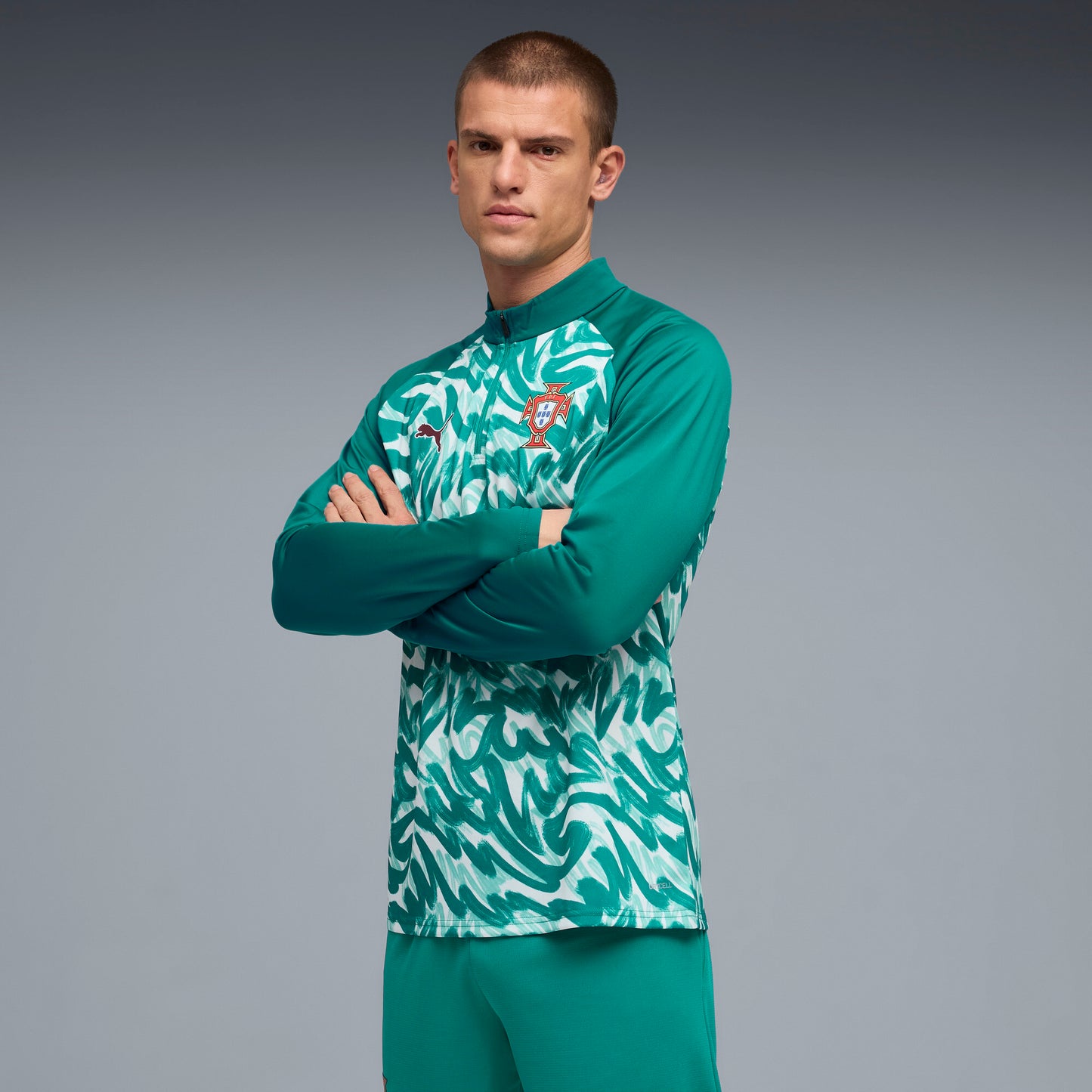 Puma Portugal 2026 Warm Up Quarter Zip