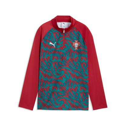 Puma Portugal 2026 Warm Up Quarter Zip Youth