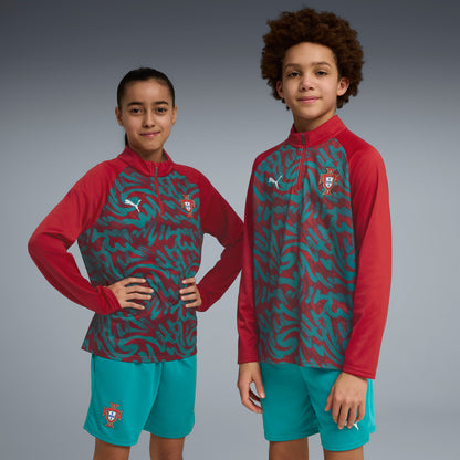 Puma Portugal 2026 Warm Up Quarter Zip Youth