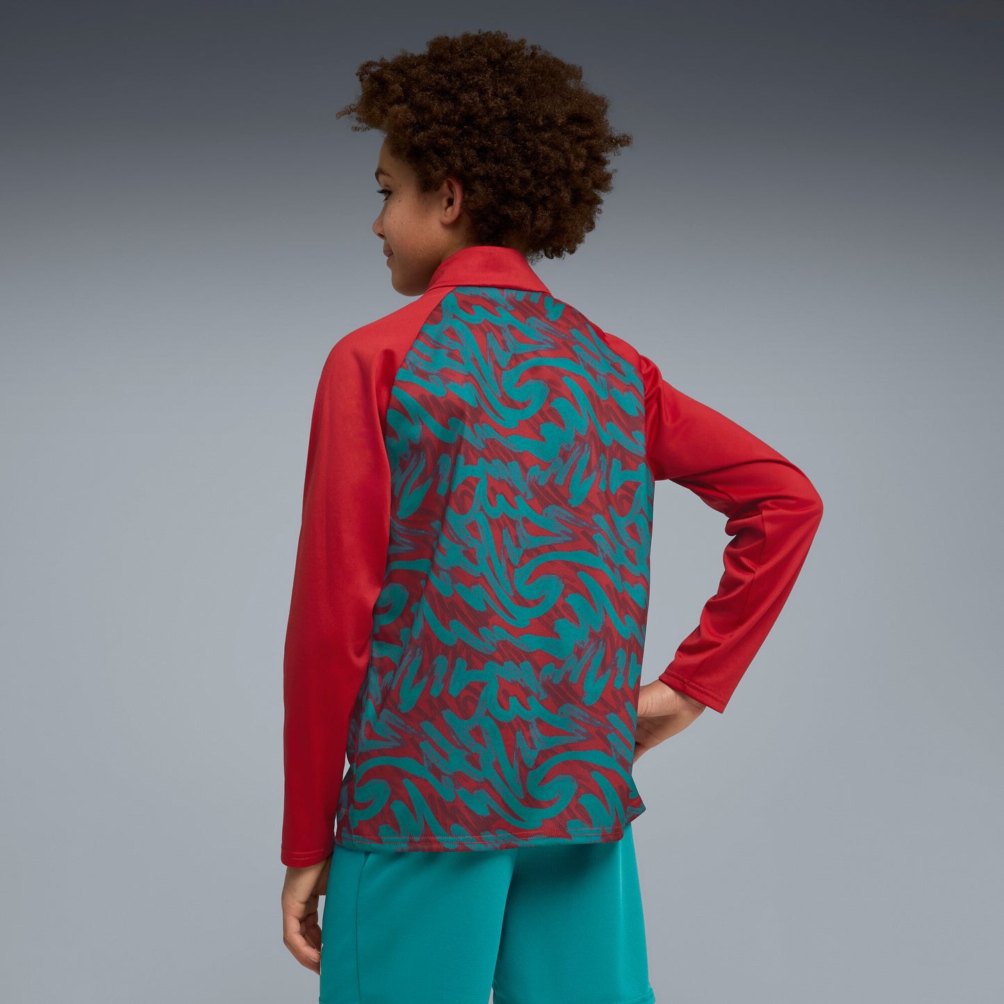 Puma Portugal 2026 Warm Up Quarter Zip Youth