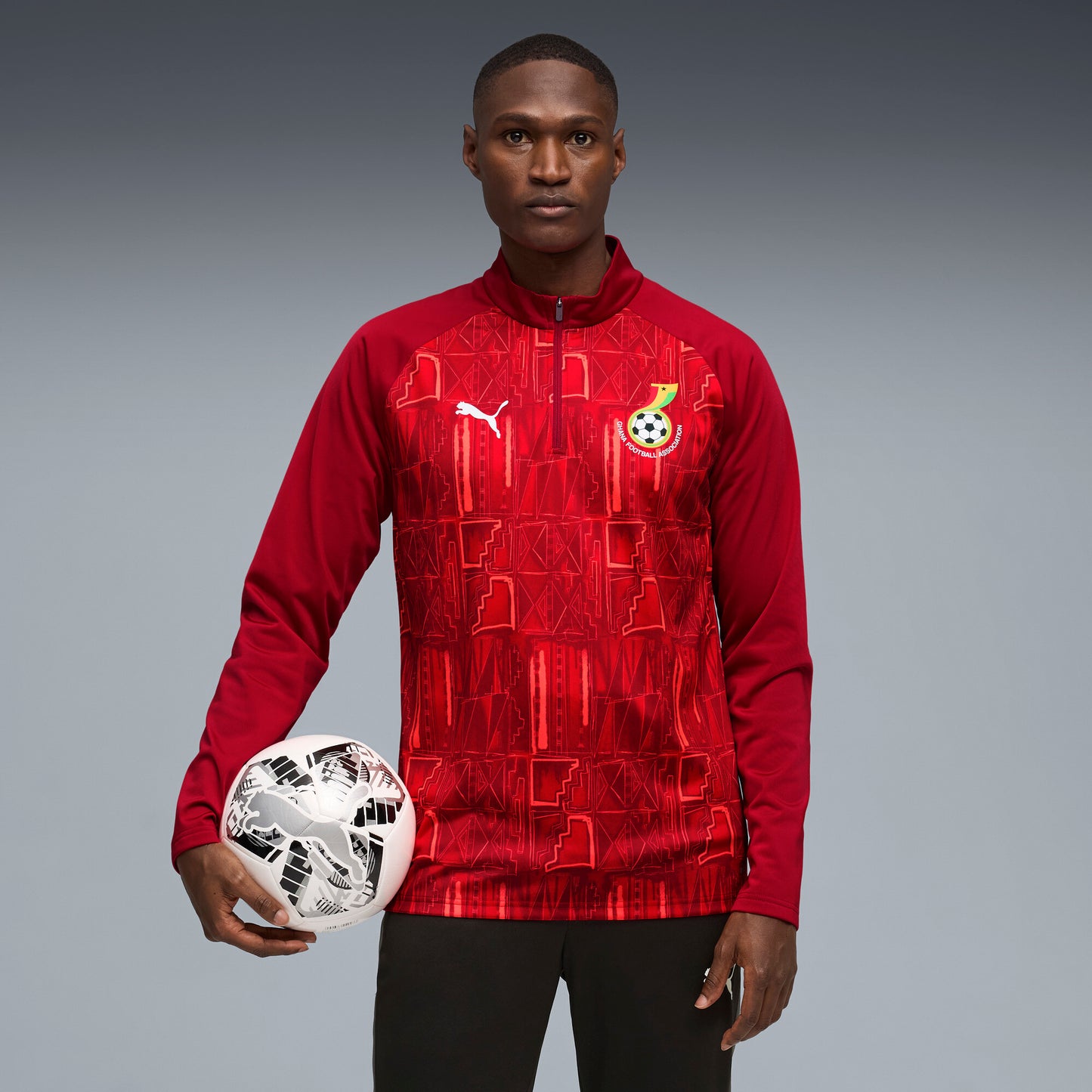 Puma Ghana 2026 Warm Up Quarter Zip