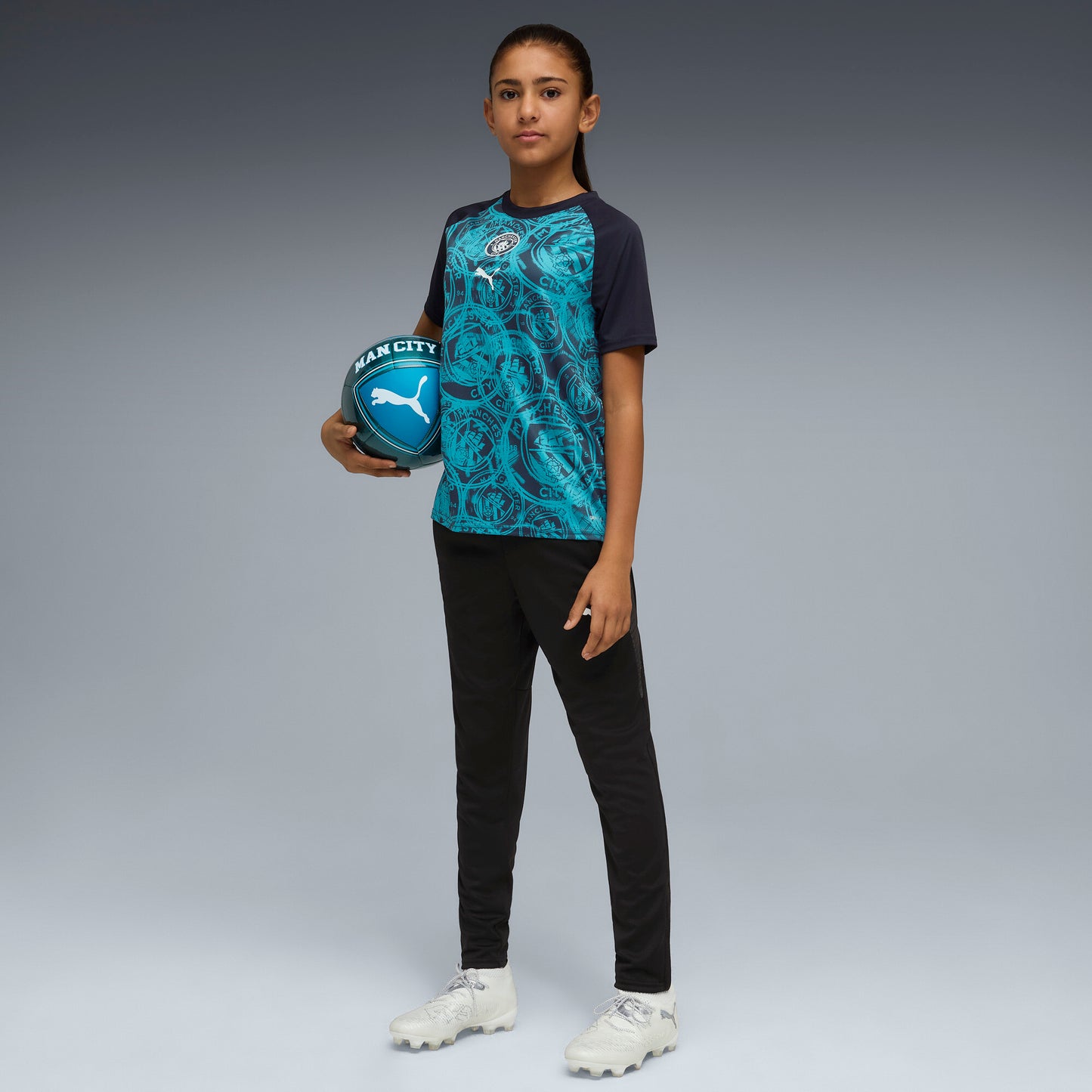 Puma Manchester City Warm Up Jersey Youth