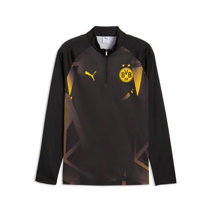 Puma Borussia Dortmund Warm Up Quarter Zip Top