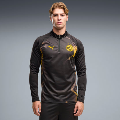 Puma Borussia Dortmund Warm Up Quarter Zip Top