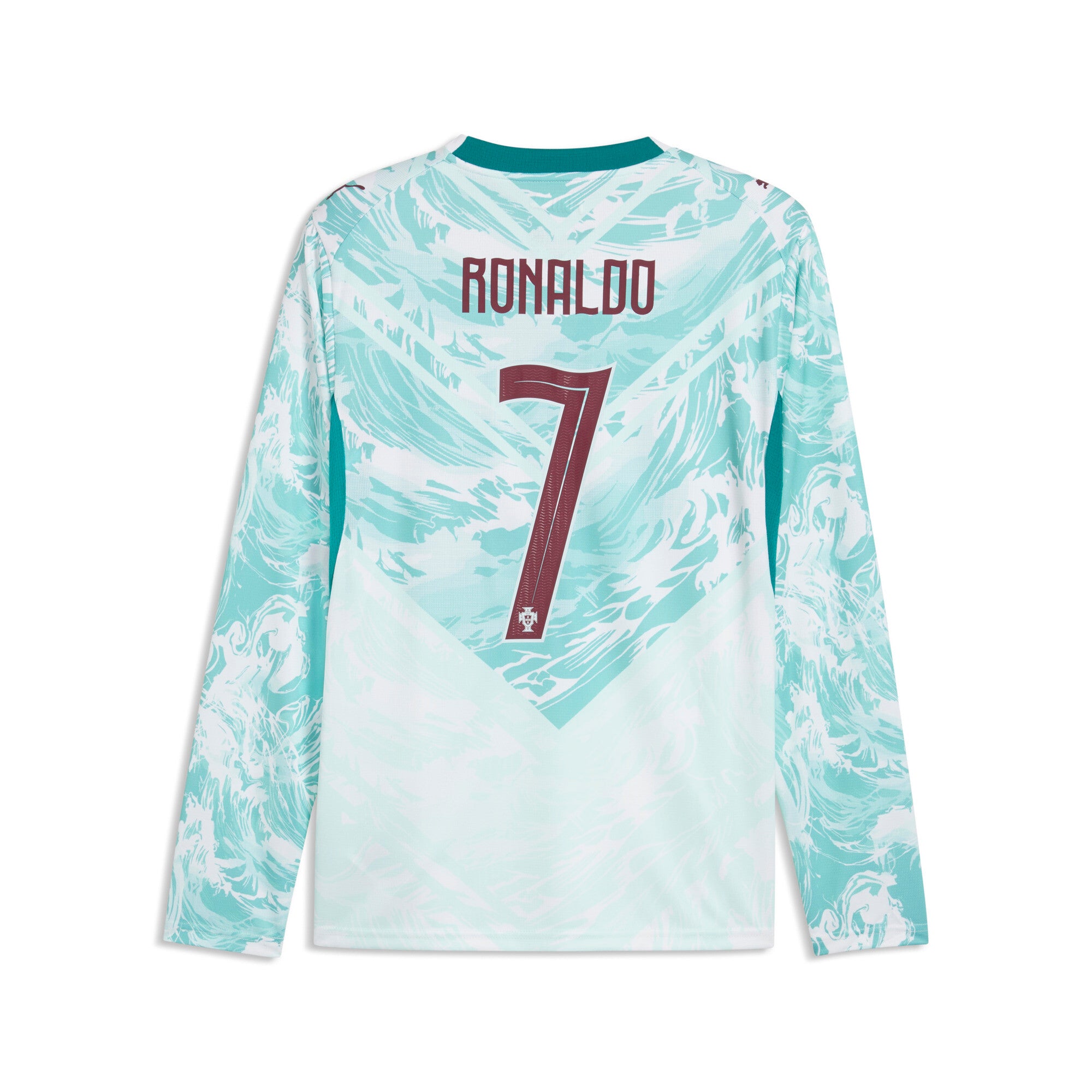 新品RONALDO 2026W杯 ポルトガル代表 7 長袖 シャツ Puma Portugal 2026 Ronaldo #7 Away Long Sleeve Jersey – Soccer