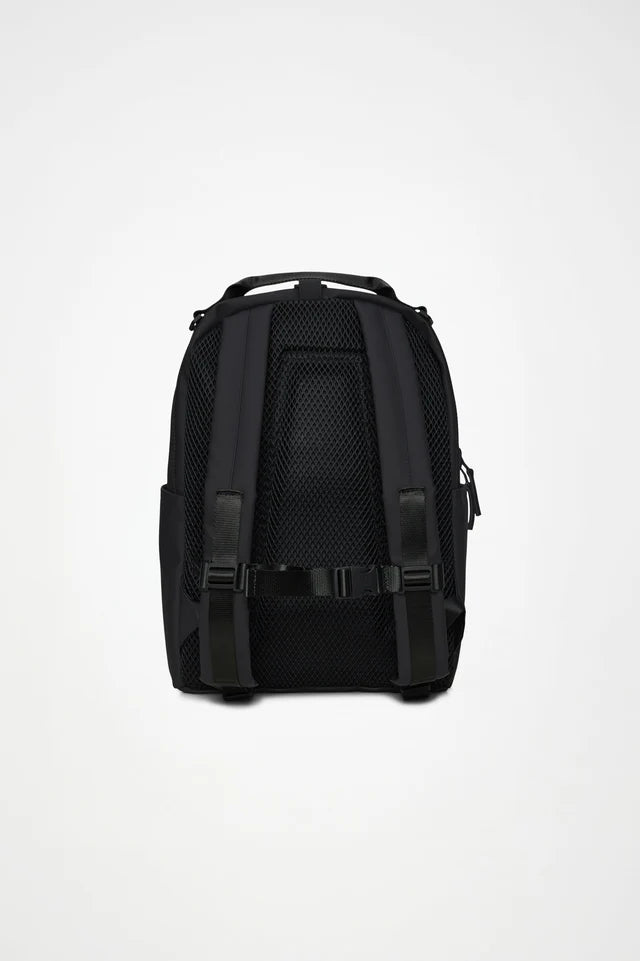 Rains Clip Front Backpack Black