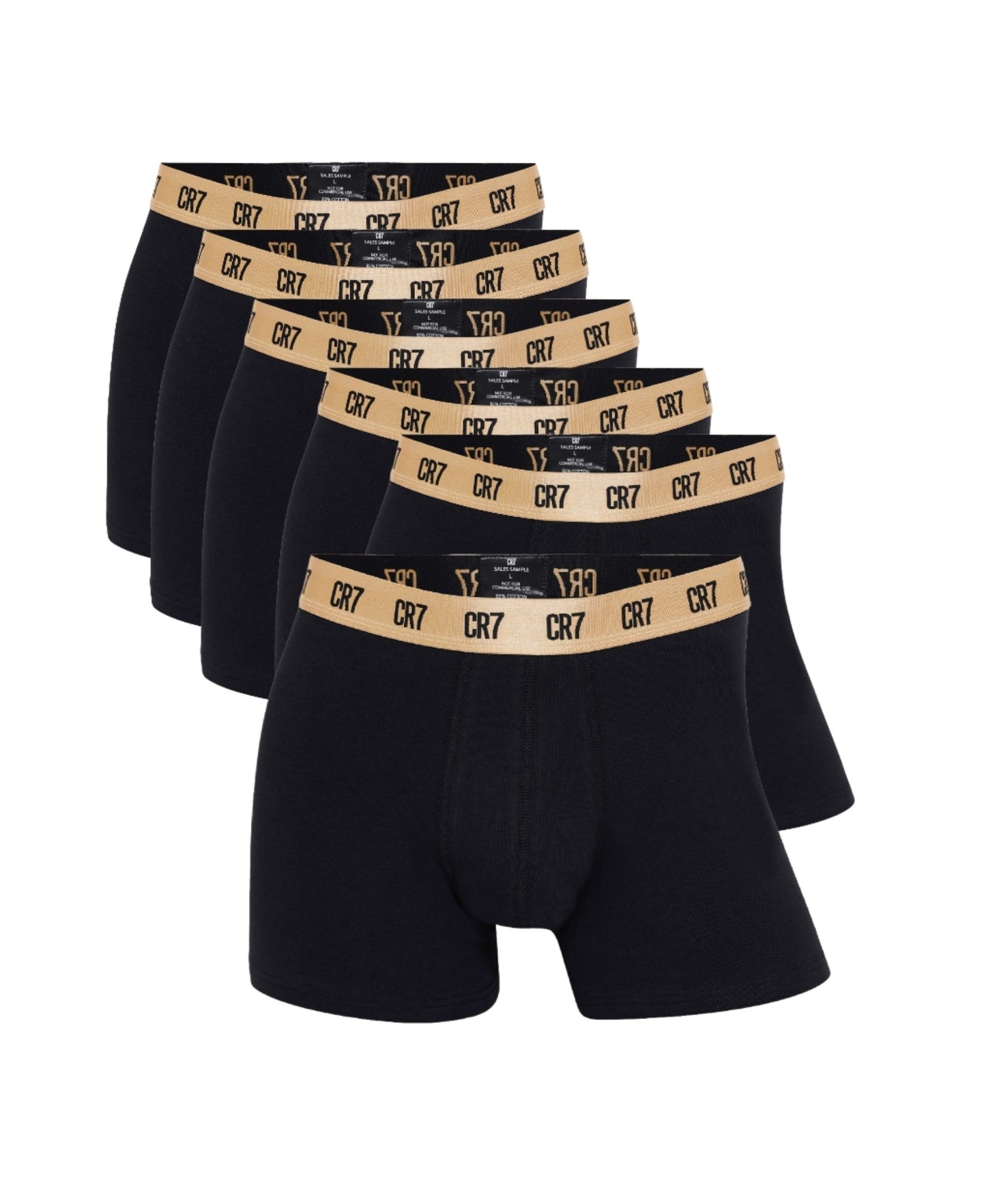 CR7 Men's 6-Pack Cotton Blend Trunks