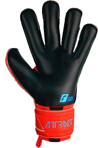 Reusch Attrakt Freegel Gold Finger Support Goalkeeper Gloves Red/Blue/White