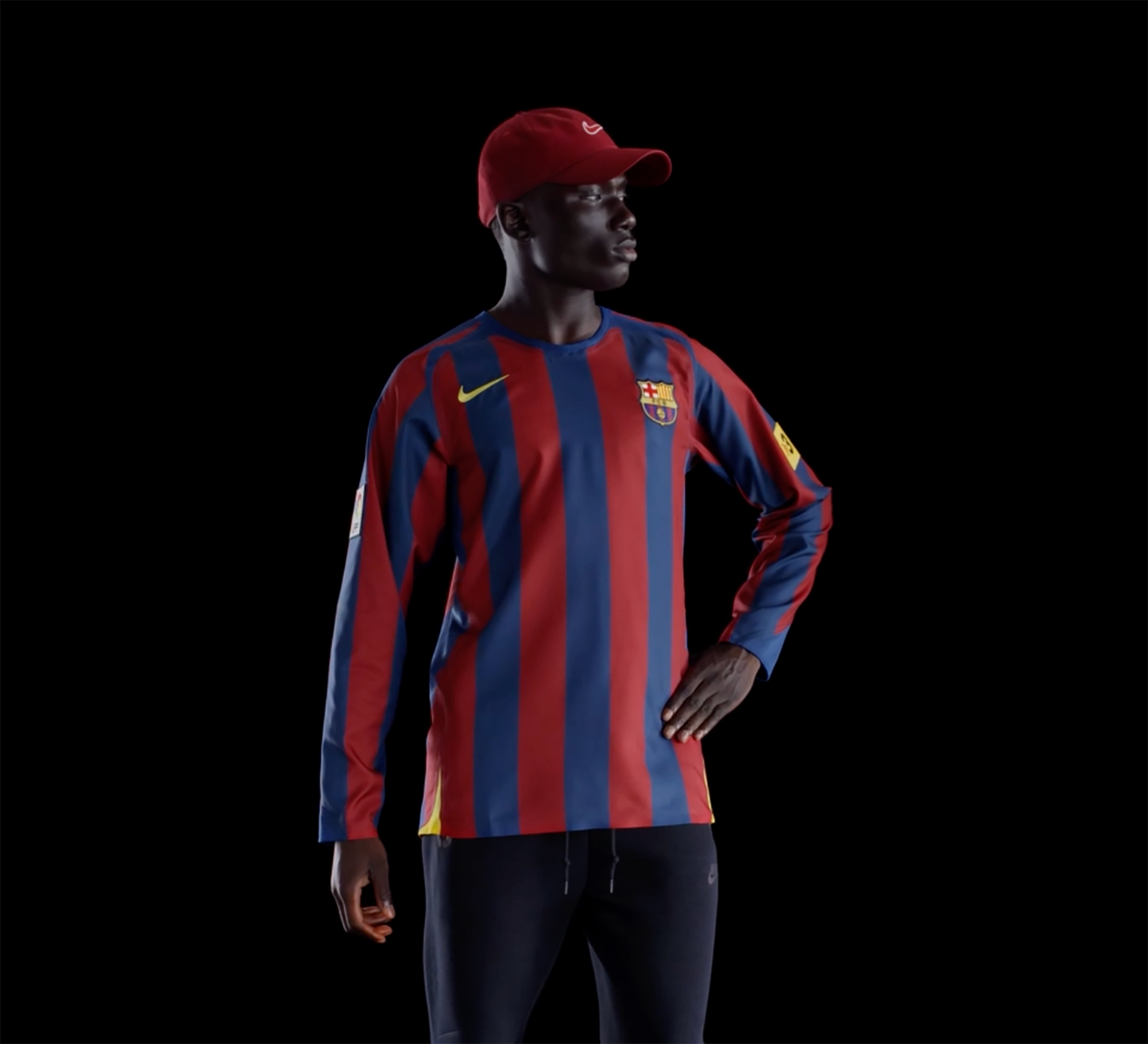 Nike Barcelona Reissue Long-Sleeve Jersey Player Edition