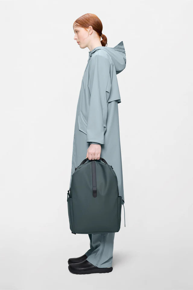 Rains Clip Front Backpack Dark Grey
